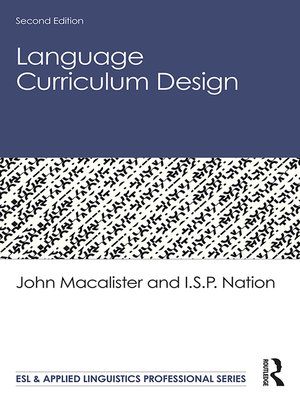 cover image of Language Curriculum Design